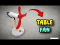 How to make mini table Fan at home 💯 || table fan || DIY