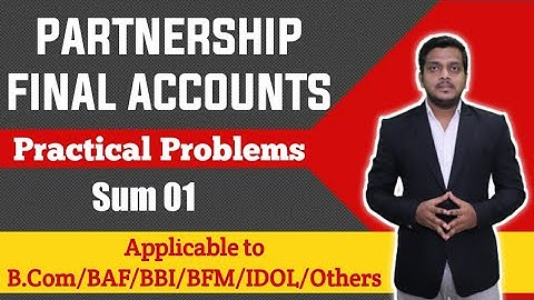 L1 | Partnership Final Account | SYBCOM/BAF/BBI/BFM/IDOL/Others | Ashish Sir