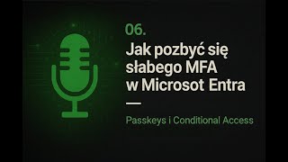 06.Jak wyeliminować słabe MFA w Microsoft Entra — Passkeys, Conditional Access