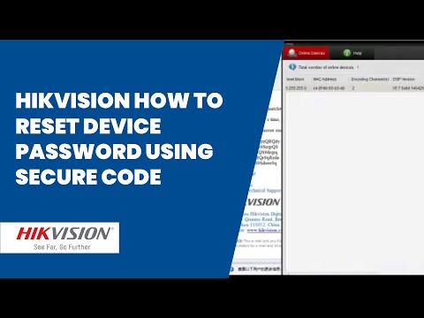 hikvision security code