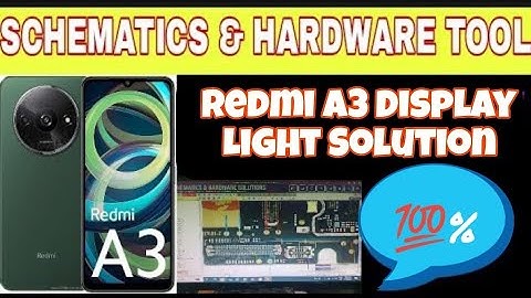 REDMI A3 LCD LIGHT GRAFIX PROBLEM SULOTION//NEW MODEL//NEW VERSION//ONLY ONE VIDEO TRY YOU//