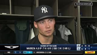 Will Warren recaps rocky start in St. Pete