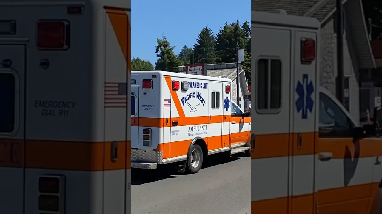 Pacific West Ambulance 907 responding to a Wildfire in Oregon. 7/2/23