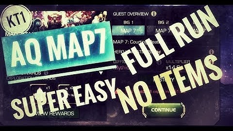 FULL AQ Map7 Run! No Items. Ghost+Namor+Hyperion = WIN!