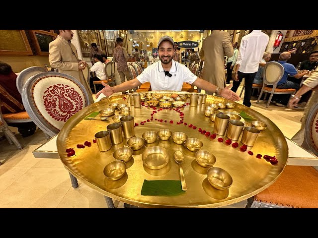 28KG Biggest Maharaja Thali | Unlimited Maharaja Bhog Thali in Pune | Pune Food Tour class=