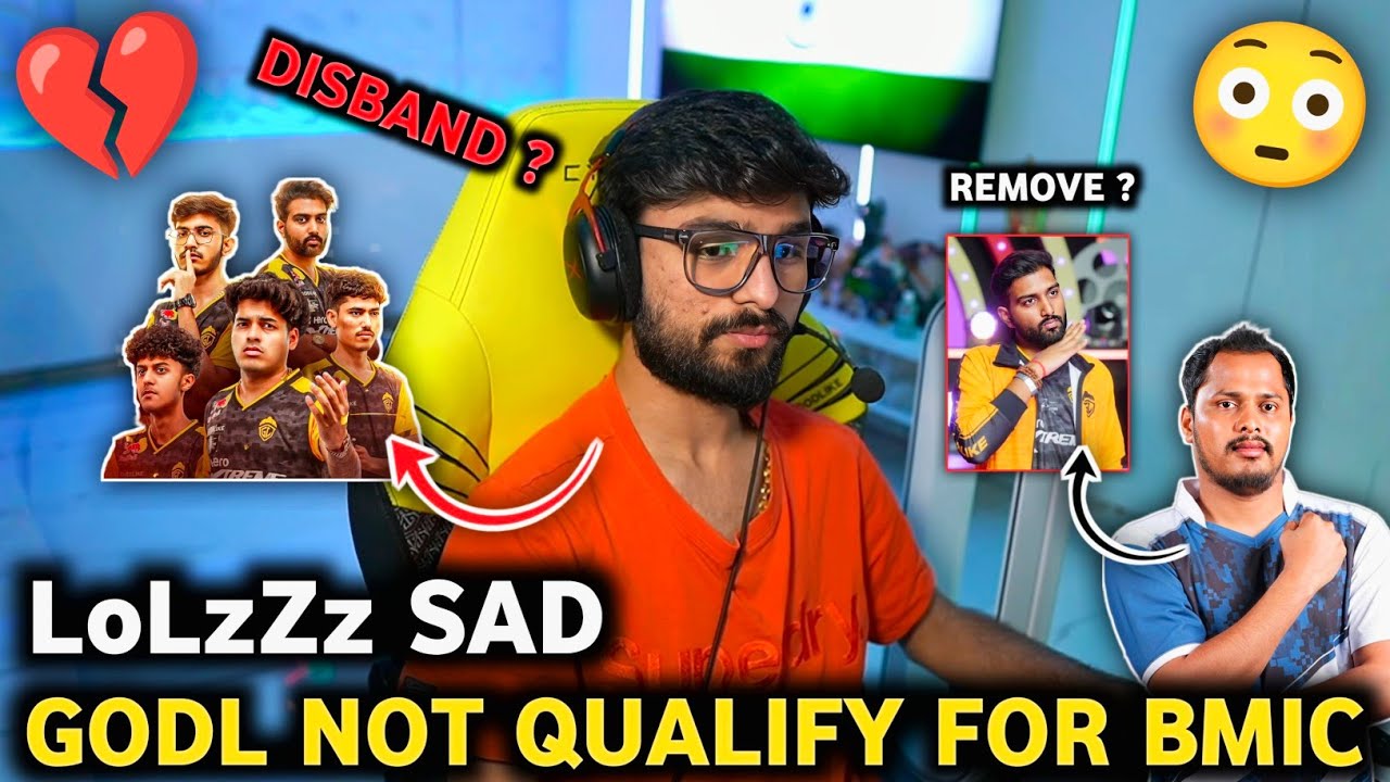 LoLzZz Sad GodLike Not Qualify For BMIC 💔 GodLike Disband ? 😱 Kronten Remove Punkk ? 🙁 SKY GODLIKE