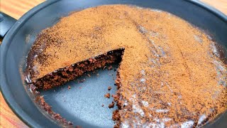 أسهل كيكة بالمقلاة بدون فرن  The pan cake   easiest cake without oven