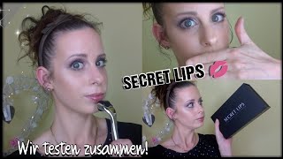 SECRET LIPS im TEST   voluminöse Lippen in ein paar Minuten? ?