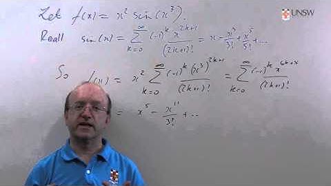 Ch4Pr45: Classifying Stationary Points Using Power Series