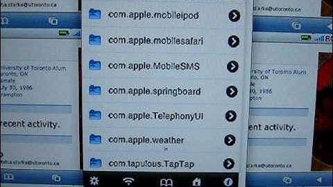 iPhone springboard strings