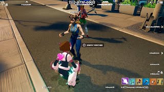 Giving this Chun Li a special hug. | Fortnite