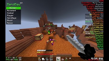 ZeroDay Hacked Client Gameplay | EXTREMELY OP | #ZeroDayFTW