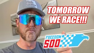 THE FREEDOM 500 RACE HAS BEEN MOVED TO TOMORROW!!!!!! (THURSDAY INSTEAD OF FRIDAY) April 2nd at 9pm!