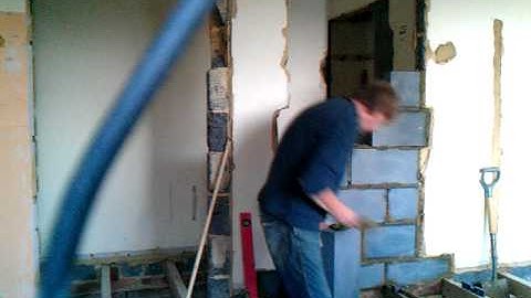 Blocking up a doorway