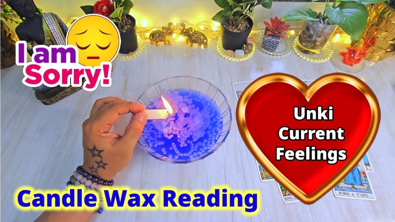 CANDLE WAX READING❤️PERSON KI CURRENT FEELINGS - PICK A CARD - TAROT READING (HINDI) -NO CONTACT