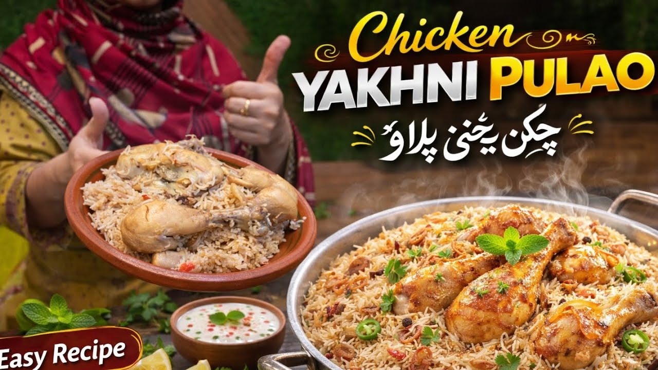 CHICKEN YAKHNI PULAO RECIPE | Restaurant Style Yakhni Pulao 
