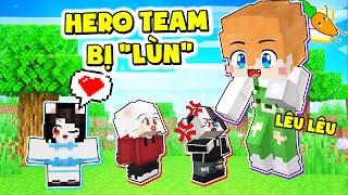 Nếu HERO TEAM bị Biến Thành NGƯỜI LÙN trong Làng Hero Minecraft | Kamui TRẢ THÙ vì bị gọi Kamui LÙN