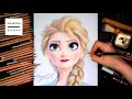 Drawing Frozen2 - Elsa [Drawing Hands]
