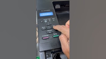 How to reset the drum of a Brother printer HL-L5100DN #repair #printerlaserjet #printer #Brother