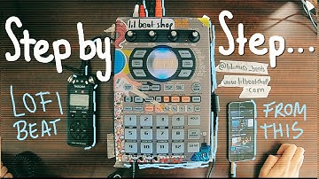 HOW TO MAKE A JAZZY BEAT FROM SCRATCH on the sp404sx  | lo fi beat tutorial from lil miss beats
