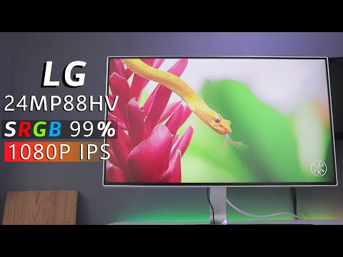 LG 24mp88hv 24inch Bezel less 1080P Monitor Detailed Review | Video Editing & Gaming !! !!