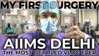A Day in My Life at AIIMS Delhi❤ | Doing Surgery | 2nd year MBBS edition #aiimsdelhi #aiims #mbbs