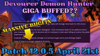 12.0.5 Patch for Devourer DH is INSANE | How is this spec getting BUFFED? | Midnight S1