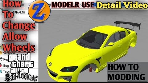 How to modding in gta san Andreas in hindi || How to modified car in gta sa || zmodeler use gta sa