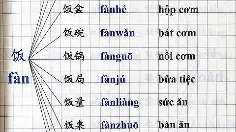 HỌC 1 BIẾT 12! MỞ RỘNG TỪ VỰNG TIẾNG TRUNG VỚI 起 và 饭 🌸🌼🍀 | Tiếng Trung An Nhiên Tây Nguyên
