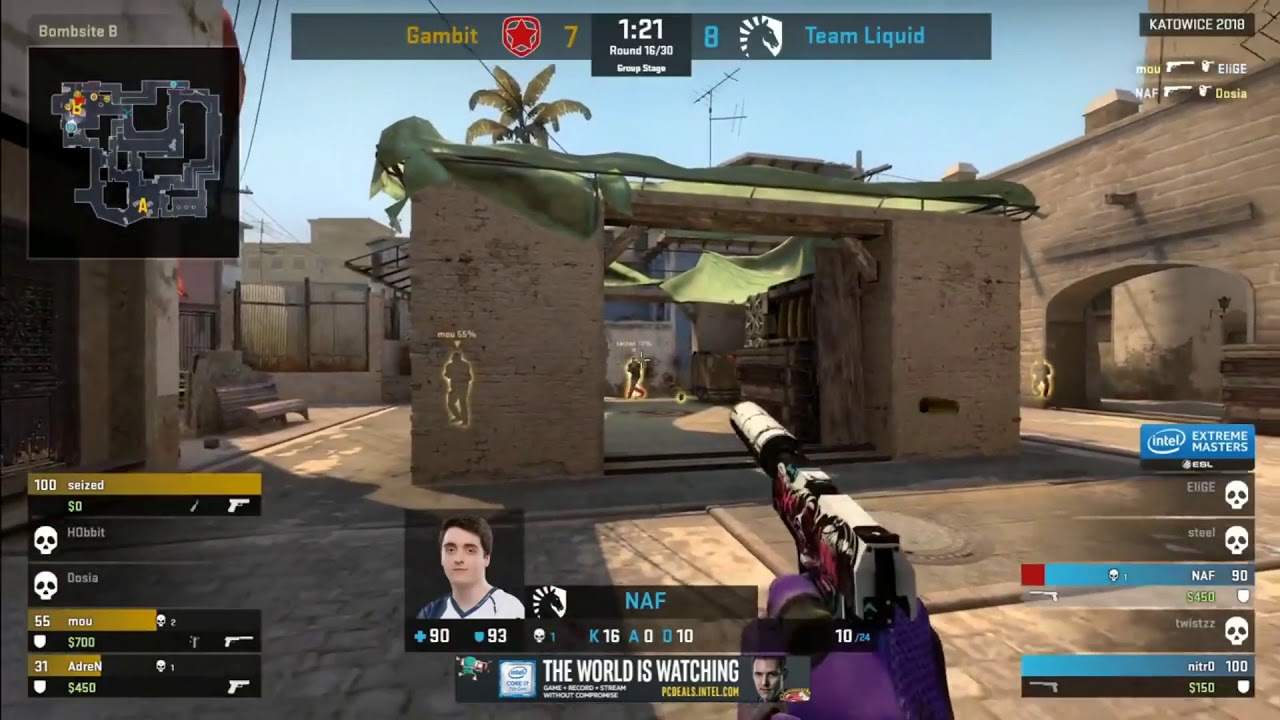 Team Liquid vs Gambit (Mirage) IEM Katowice 2018 Highlights