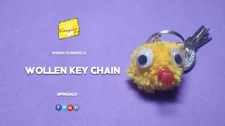 Wollen key chain | Wollen craft | How to make key chain