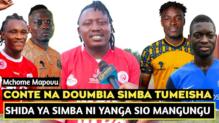 MCHOME MAPOVU APAGAWA YANGA KUSAJILI CONTE NA DOUMBIA/SIMBA MOO HANA HELA/ZIMBWE ANAENDA YANGA TENA