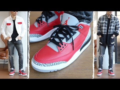 jordan 3 unite on feet