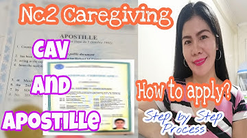 NC2 Caregiving CAV (TESDA) AND Apostille (DFA) / How to Apply? Step by Step process