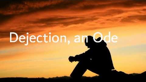 Dejection: an Ode by S. T. COLERIDGE ,in Urdu, part-1