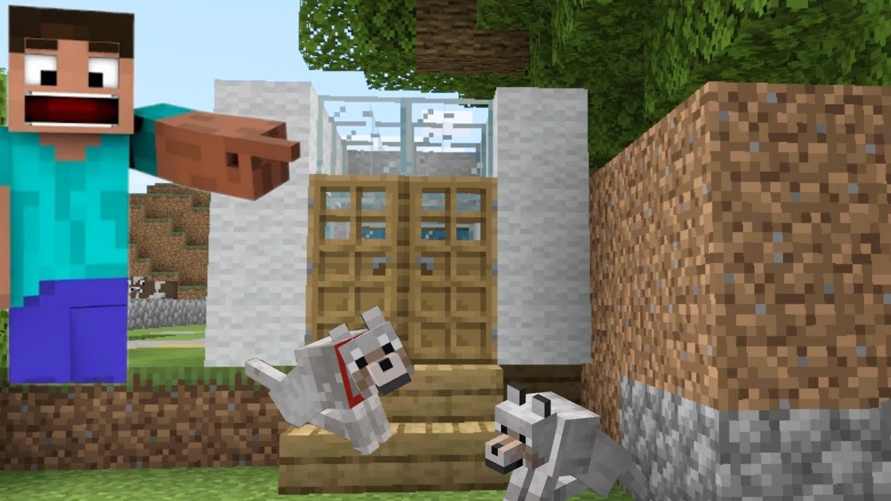 How to create a dog house. Minecraft Part 44. Ebas Gamerr. YouTube