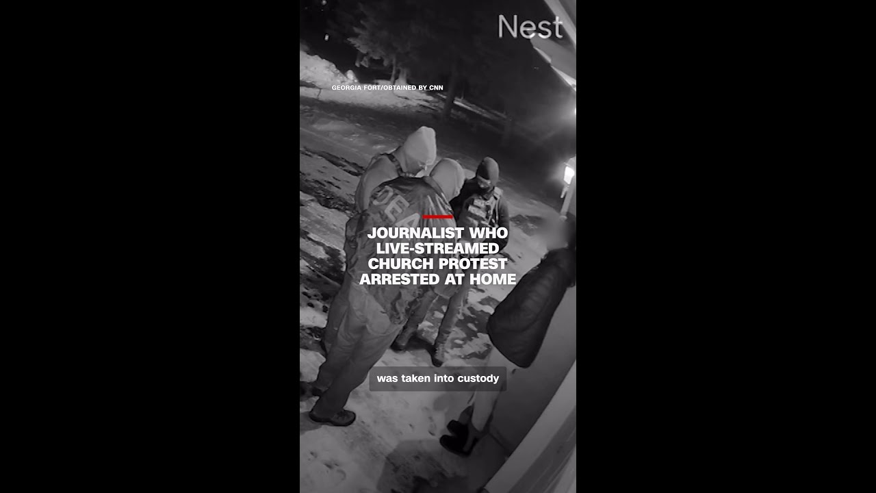 Journalist who live-streamed church protest arrested at home