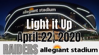 Las Vegas Raiders Allegiant Stadium Construction Update 04 22 2020