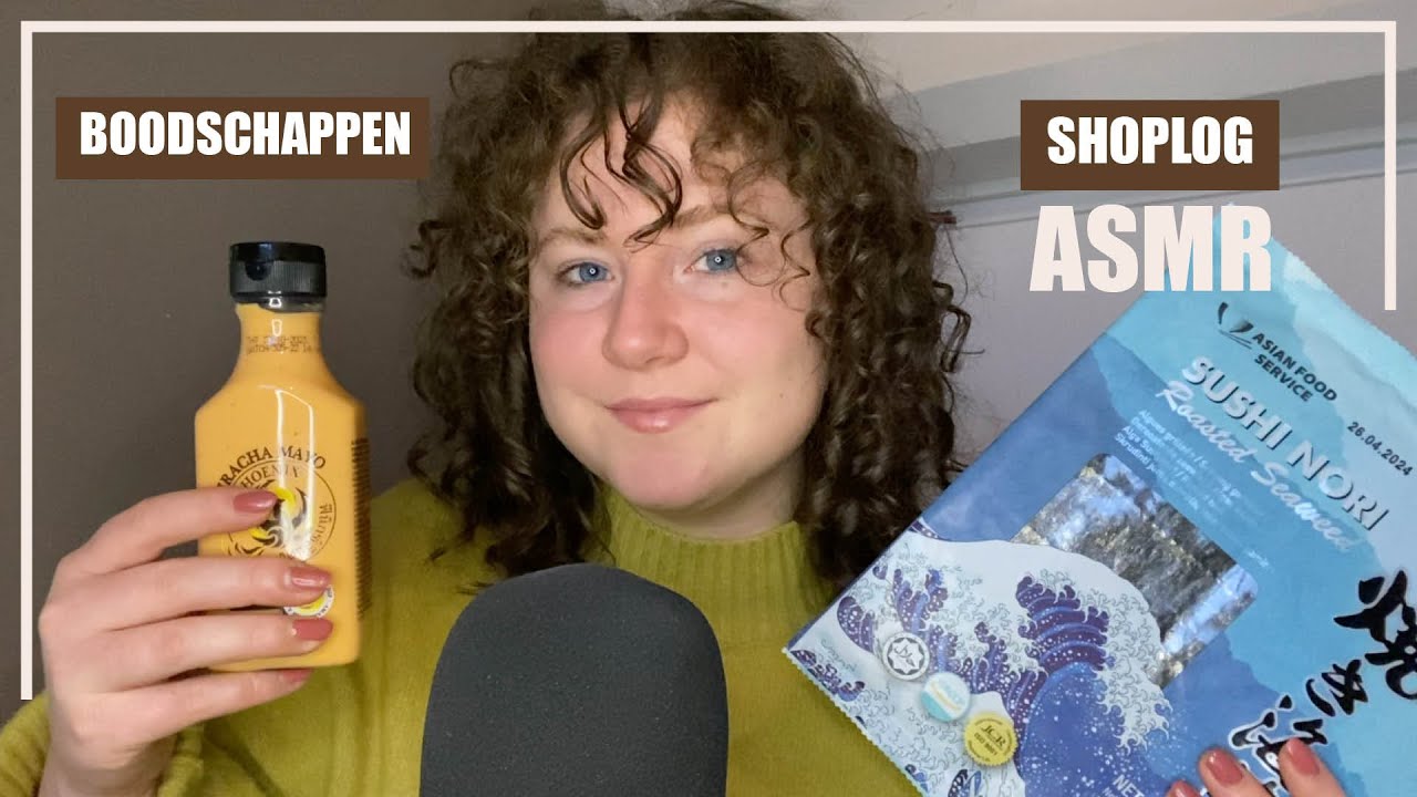 ASMR Boodschappen Shoplog Soft Spoken | AH & Toko | Dutch Asmr