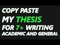 The Best Way to Write a Thesis Statement (with Examples) - How to write thesis statement in task