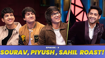 Sourav Joshi, Piyush & Sahil Roast On The Thugesh Show! | S02E06 | @souravjvlogs @piyushjocgaming