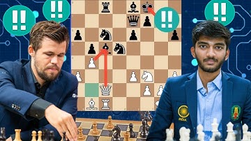 Attractive Chess Game : 78 | Magnus Carlsen vs Gukesh D #checkmate #chessplayers