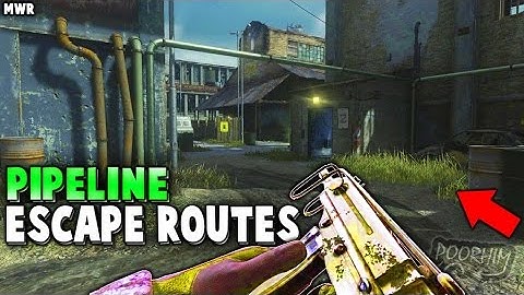 Cod4 Remastered Advanced Escape Route on Pipeline!!!