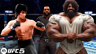 UFC 5 | Bruce Lee vs. Muscular Big Afromen (EA Sports UFC 5)