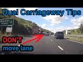 UK dual carriageway tips | DON'T change lanes there!!