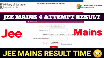 JEE MAINS 4rth ATTEMPT RESULT 2021/JEE MAINS RESULT/JEE MAINS CUTOFF/JEE MAINS RESULT OUT/JEE ADVANC