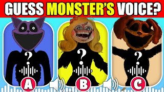 Guess The Monster's Body \& Voice | Poppy Playtime Chapter 3 + The Smiling Critters | Catnap, Dogday