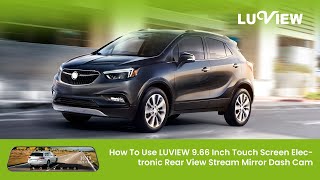 How to Use a 9.66" Touch Screen Digital Rearview Mirror | Full Walkthrough Car Digital Rear View Mirror Monitor With 9 66inch Full Screen Oem Replacement Mount