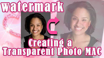 Funeral Programs - Creating a Transparent Photo MAC