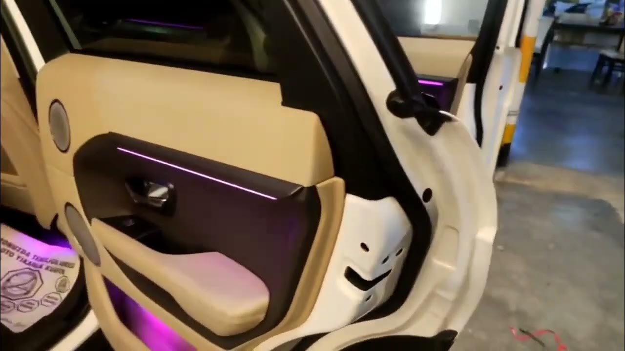Range Rover Evoque AmbiyAns Aydınlatma Ambient Lighting For Vehicles
